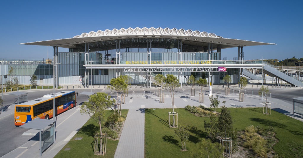 Gare TGV de Montpellier - Client : Kawneer