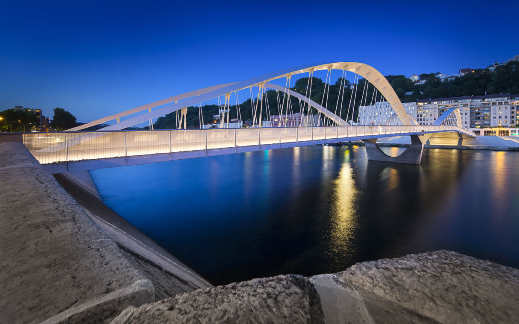 Pont Maurice Schuman à Lyon - Client : Citeos