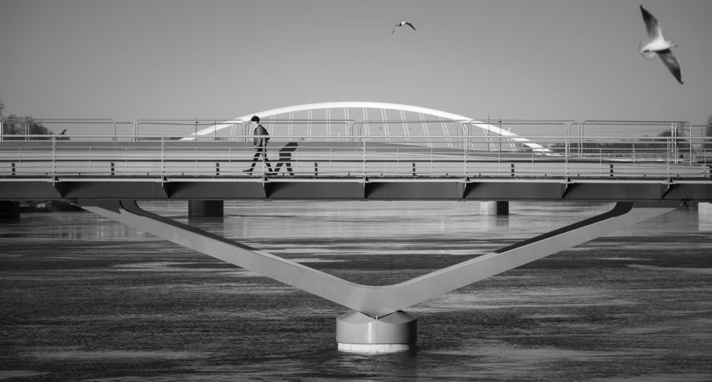 Pont des Arts et Métiers d'Angers - Client : Architectes Lavigne et Cheron