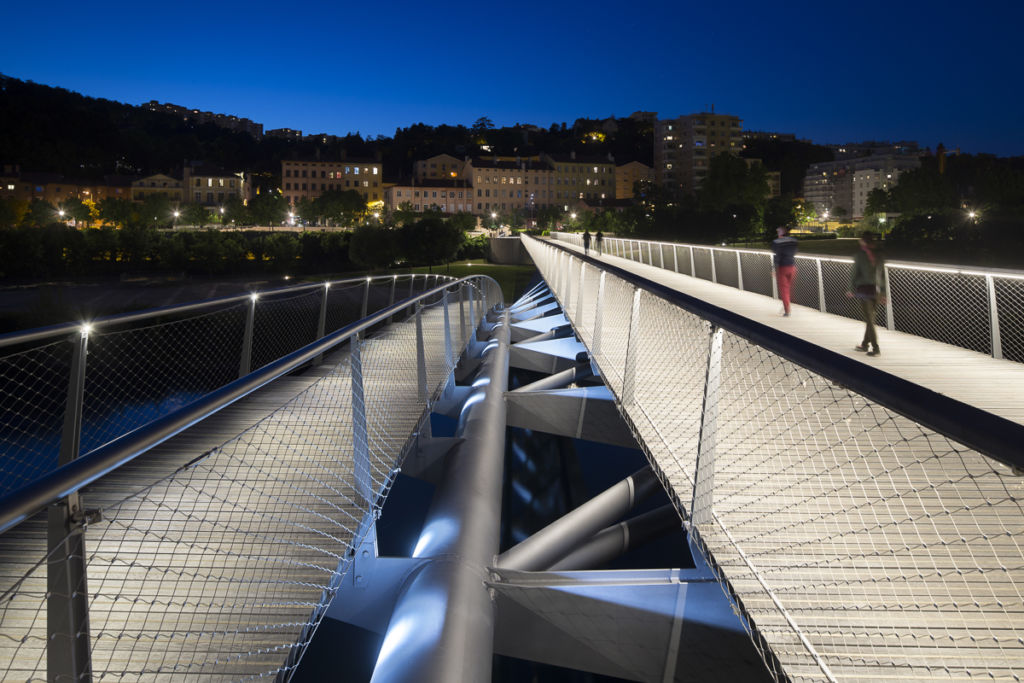 Passerelle Cité Internationnale à Lyon - Client : Citeos