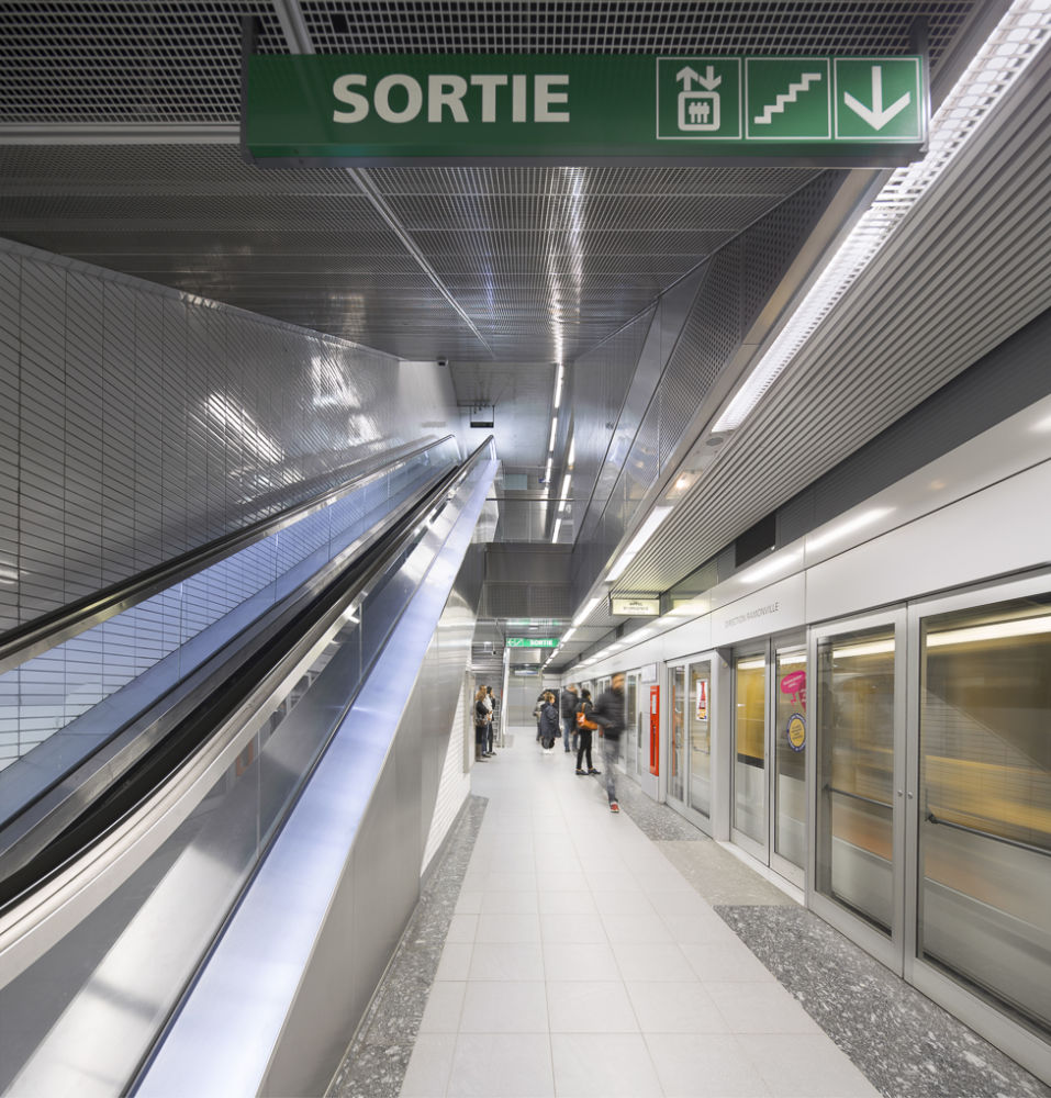 Ligne B du métro de Toulouse entre Borderouge et Jeanne d'Arc - Client : Dodin Campenon Bernard
