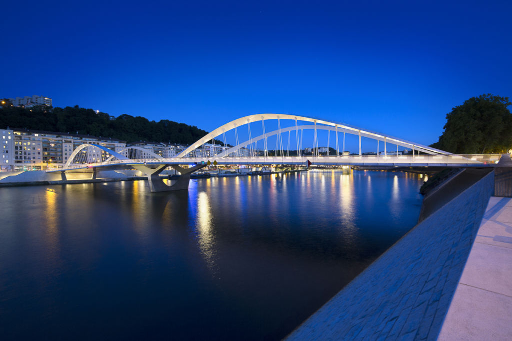 Pont Maurice Schuman à Lyon - Client : Citeos