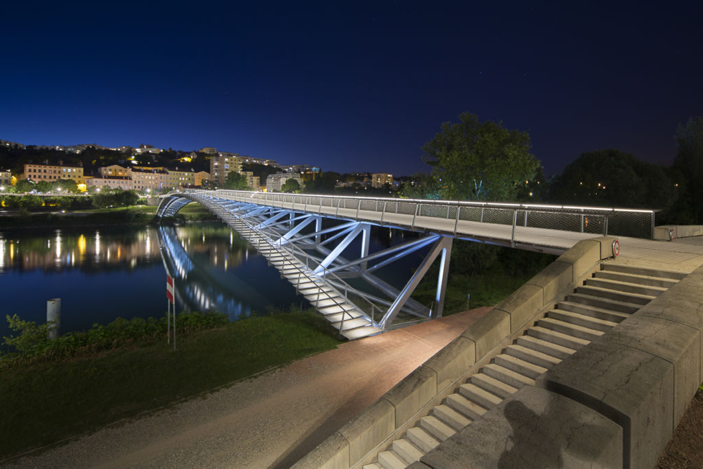 Passerelle Cité Internationnale à Lyon - Client : Citeos