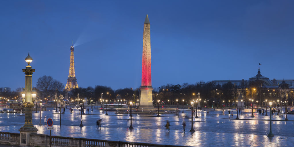 Place de la Concorde à Paris - Client Lumenpulse - Concepteur lumière : Xavier Bancquart