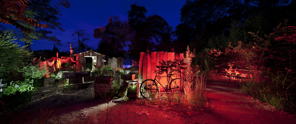 Festival des Jardins à Chaumont sur Loire - Clients : Citeos / Philps Lighting - Concepteur Lumière : Lyum