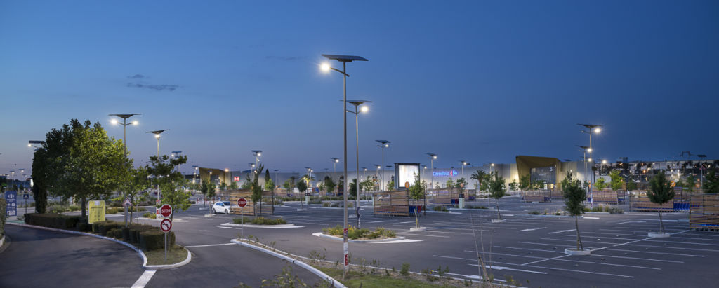 Reportage parking Carrefour à Portet sur Garonne - Clients : Citeos / Fonroche