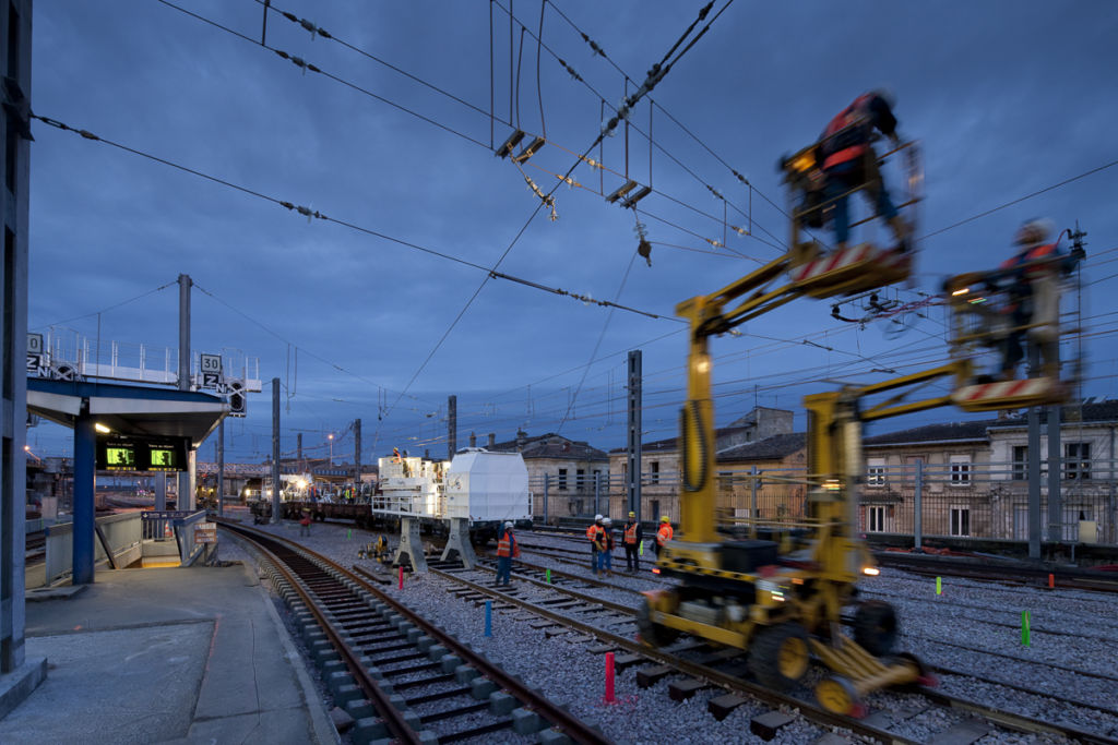 Reportage chantier Ferroviaire à Bordeaux (Gare Saint Jean) pour Cegelec