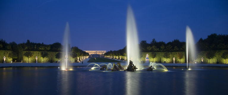 Reportage éclairage des jardins du chateau de Versailles - Client : Chateau de Versailles spectacles, Concetion lumière LEA